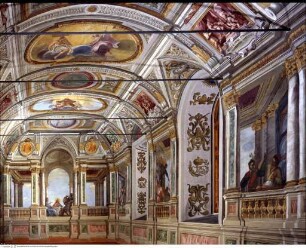 Die Hochzeit zu Kana, Illusionistische Architekturmalerei