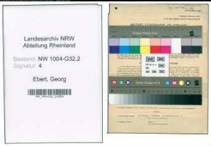 Entnazifizierung Georg Ebert , geb. 27.01.1889 (Steuerinspektor)