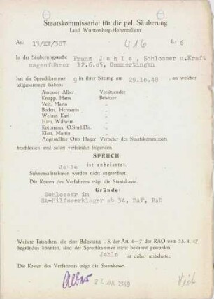 Jehle, Franz