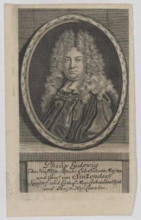 Bildnis des Philip Ludewig Sinzendorf