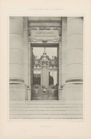 Haupteingang der Ruhmeshalle in Barmen