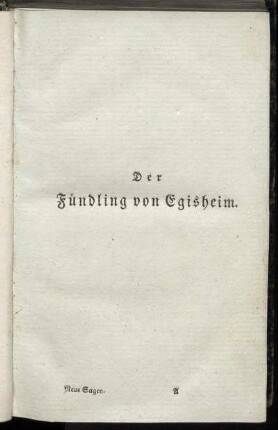 Der Fündling von Egisheim.