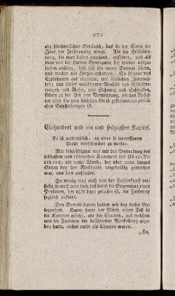 Einhundert und ein und sechzigstes Kapitel. - Einhundert und fünf und siebenzigstes Kapitel.
