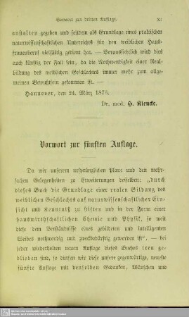 Vorwort zur fünften Auflage