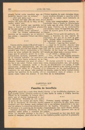 Capítulo XIV : Función de beneficio