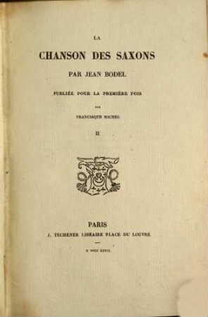 La chanson des Saxons, 2