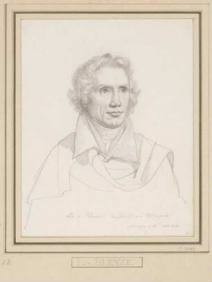 Bildnis Klenze, Leo von (1784-1864), Baumeister, Architekt