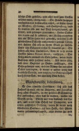Magdeburgische Uebersetzung.
