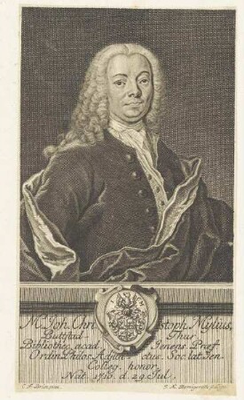 Bildnis des Johann Christoph Mylius