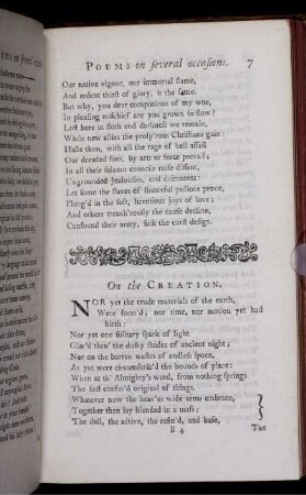 On the Creation