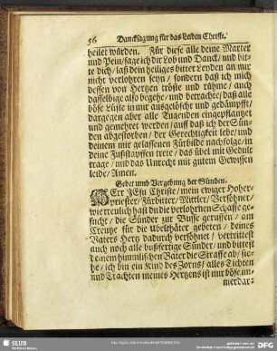Gebet und Vergebung der Sünden