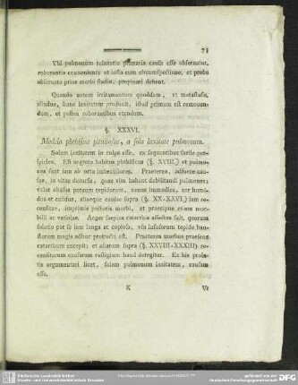 §. XXXVI. Medela phthiseos pituitosae, a sola laxitate pulmonum