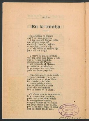 En la tumba