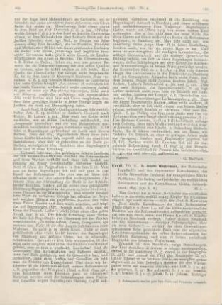 110-112 [Rezension] Knodt, Emil, D. Johann Westermann, der Reformator Lippstadt‘s und sein Katechismus, das älteste litterarische Denkmal der evangelischen Kirche