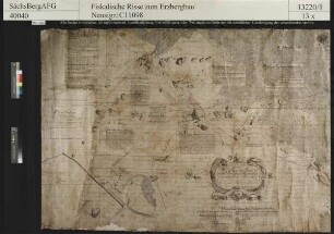 Weiße Taube Tiefer Fürsten Stolln, Kaiser Heinrich, Burkhard, Wilde Taube, Fabian Sebastian Fundgrube, Gläser und Katharina Stolln am Rosenberg und Rittersberg bei Rittersberg