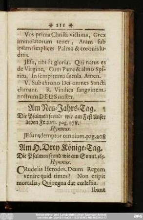 Am Neu-Jahrs-Tag.