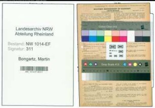 Entnazifizierung Martin Bongartz , geb. 06.05.1881 (Buchhalter)