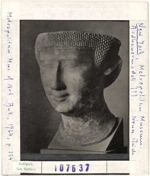 New York. Bildhauermodell (Neues Reich). Metropolitan Museum