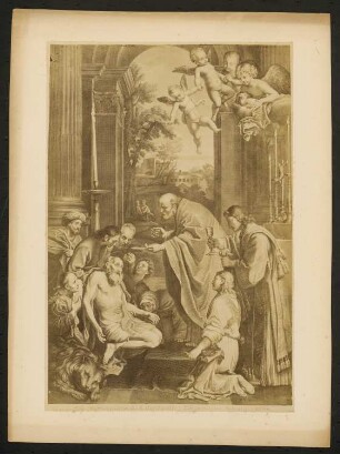 L’ultima Comunione di San Girolamo, Vatikanische Museen, Rom: Ansicht des Gemäldes von Domenichino