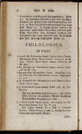 Philologica.