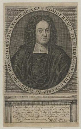 Bildnis des Gottfried Arnold