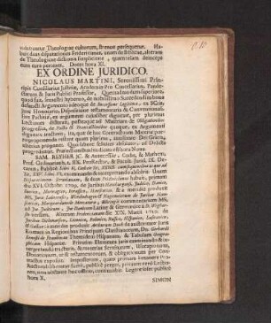 Ex Ordine Juridico.