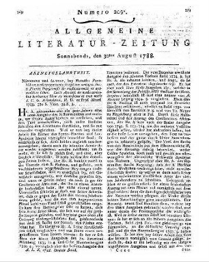 Plutarchus: Plutarchi vitae parallelae Themistoclis et Camilli, Alexandri et Caesaris. Ad optimas editiones expressae selectisque variorum notis illustratae ... curavit Carolus Henricus Joerdens 4030 Berolini : Vieweg