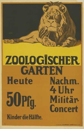 Zoologischer Garten. Militär-Konzert