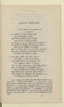 Zehntes Schuljahr.