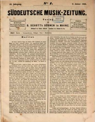 Süddeutsche Musik-Zeitung. 13, 13. 1864