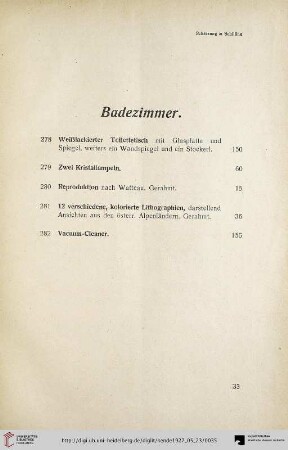 Badezimmer (Nr. 278-282)