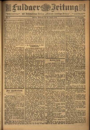 Ausgabe vom Mittwoch, den 29. Januar 1902.