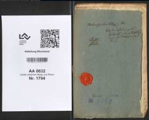 Molterschreiber Olberz und seine Stelle bei den Kölner Rheinmühlen