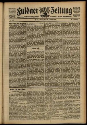 Ausgabe vom Montag, den 29. Oktober 1906.