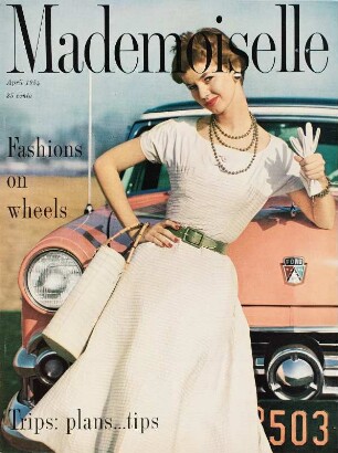 Modeaufnahme, Modell Dolores Hawkins, Tearsheet (Mademoiselle)
