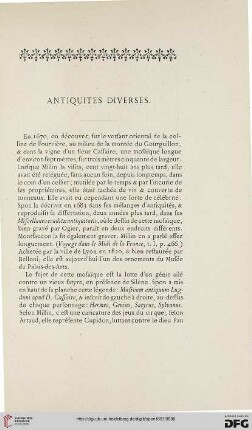 Antiquites diverses