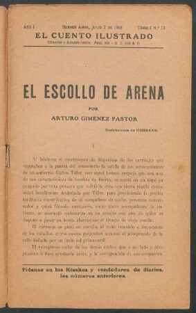 El escollo de arena : Ilustraciónes de Hohmann