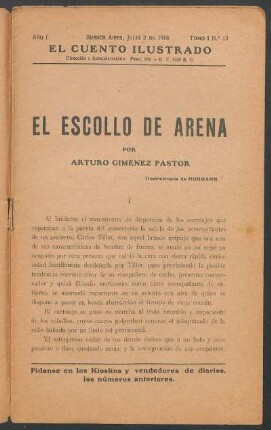 El escollo de arena : Ilustraciónes de Hohmann