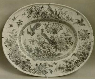 Schüssel : Schüssel mit Blaumalerei. Delft, 17. Jahrhundert. Dresden, Kunstgewerbemuseum