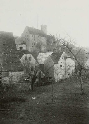 Gnandstein, Burg : Gnandstein. Burg. Ansicht von Südwesten