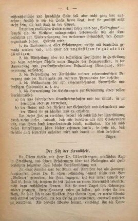 Der Sitz der Krankheit