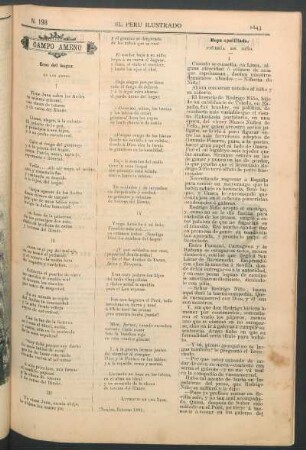 Ropa apolillada. : Niñería de Niño [y] Las Clarisas de Guamanga.