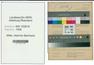 Entnazifizierung Heinrich Bernhard Witte , geb. 05.09.1901 (Oelhaendler)