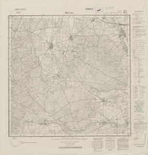 3129 (alte Nr.: 1606) Wieren, Meßtischblatt (4cm - Karte)