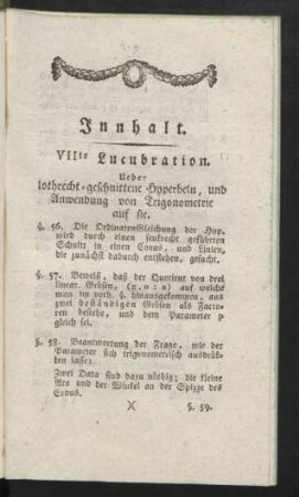Innhalt. [Zum Dritten Heft]