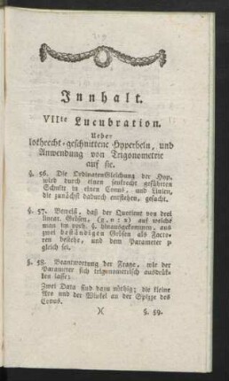Innhalt. [Zum Dritten Heft]