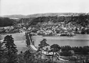 Rathmannsdorf, Elbbrücke der Eisenbahnstrecke
