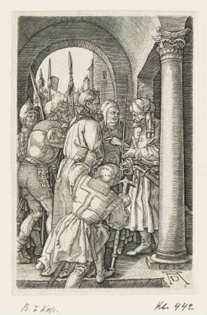 Christus vor Pilatus, Blatt 2 der Folge "Passion"