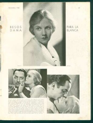 Besos para la dama blanca