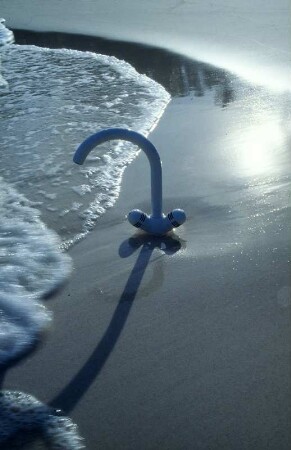 Wasserhahn am Strand : Wasserhahn am Strand
